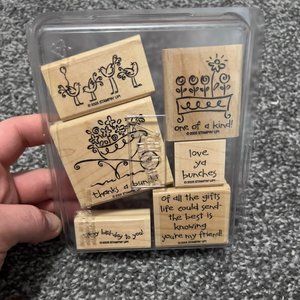 Stampin' Up! Love Ya Bunches 6 pc. Mounted Stamp Set